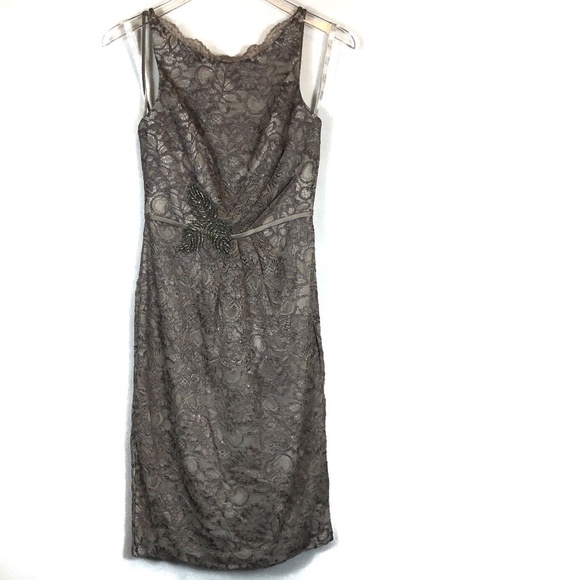 Zac Posen Truly Floral Lace Sheath Dress - Picture 1 of 6